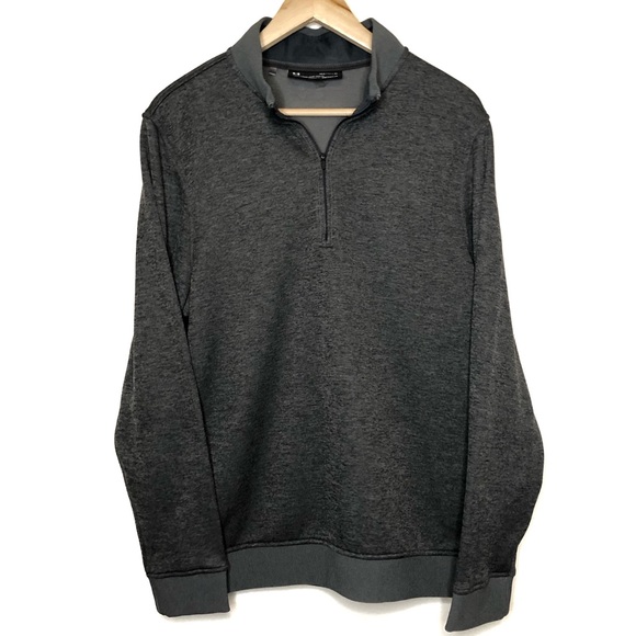 under armour grey half zip